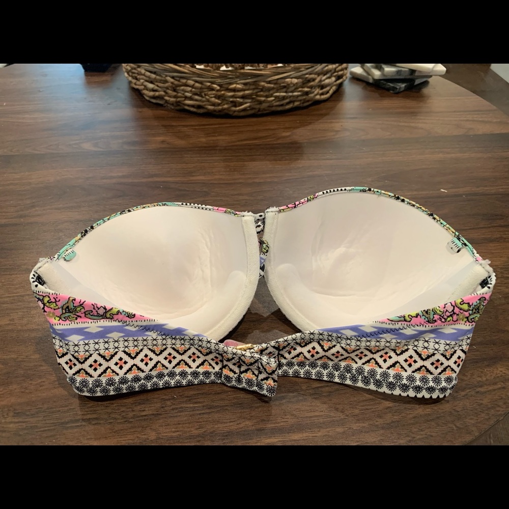 VS pattern bikini top- strapless - Picture 2 of 2